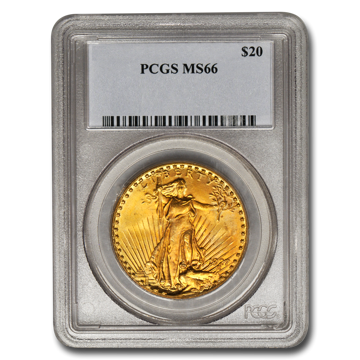 Picture of $20 Saint-Gaudens Gold Coins MS66 