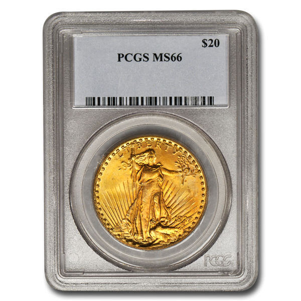 Picture of $20 Saint-Gaudens Gold Coins MS66 