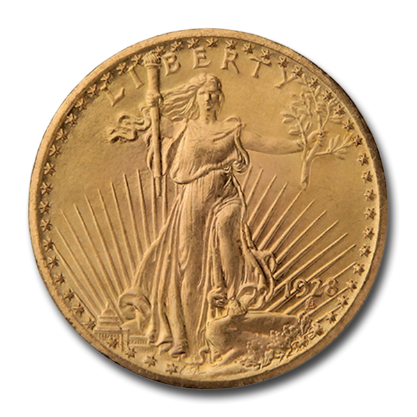 Picture of $20 Saint-Gaudens Gold Coins (XF - Extra Fine)