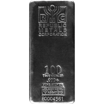 Picture for category 100 oz Silver Bars