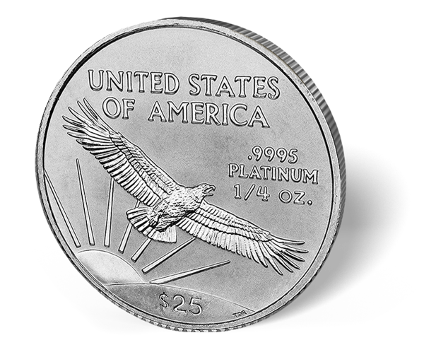 Picture of 1/4 oz American Platinum Eagle (Random Year, Varied Condition)
