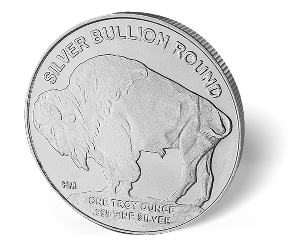 Picture of 1 oz HM Buffalo Silver Round