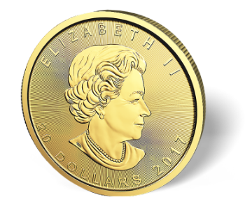 Picture of 1/2 oz Canadian Gold Maple Leaf- 2017