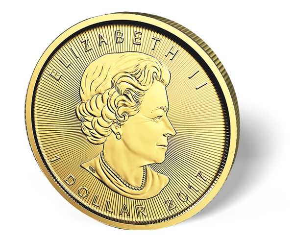 Picture of 1/20 oz Canadian Gold Maple Leaf- 2017