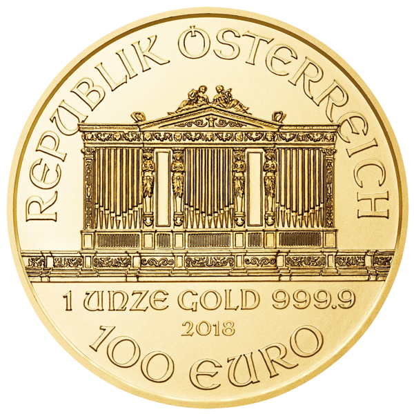 Picture of 2018 1 oz Austrian Gold Philharmonic