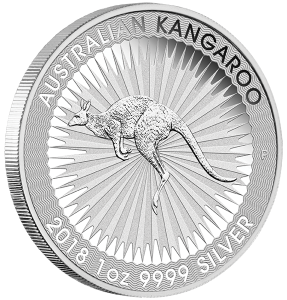 Picture of 2018 1 oz Perth Silver Kangaroo 