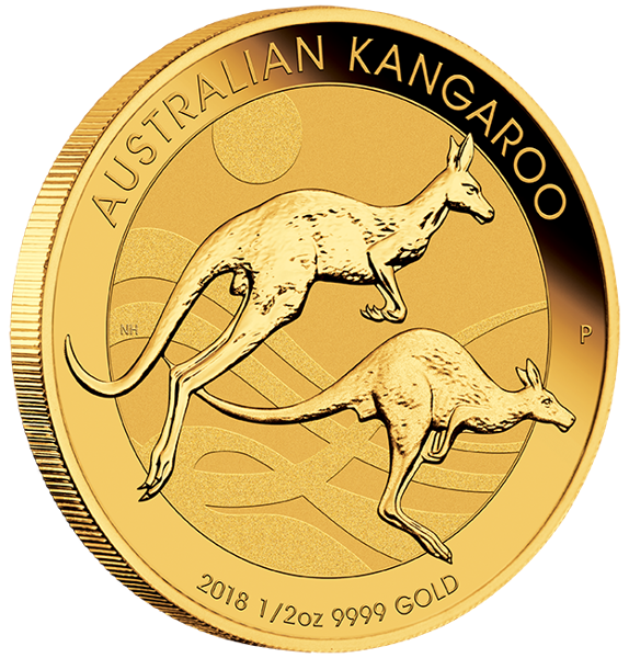 Picture of 2018 1/2 oz Perth Gold Kangaroo