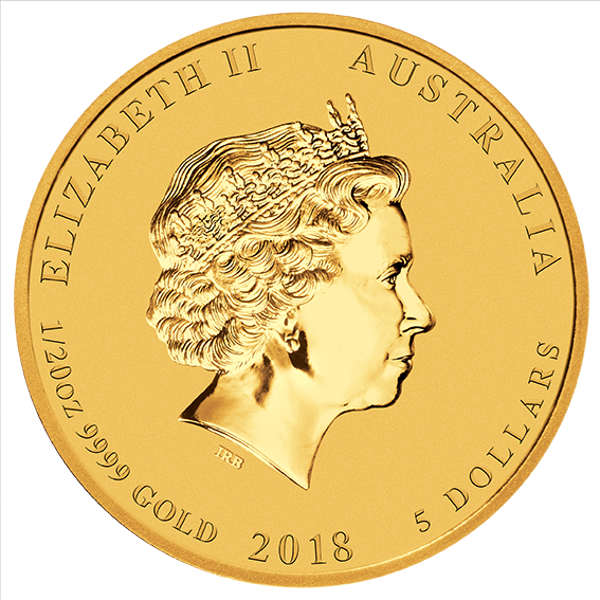 Picture of 2018 1/20 oz Perth Gold Dog