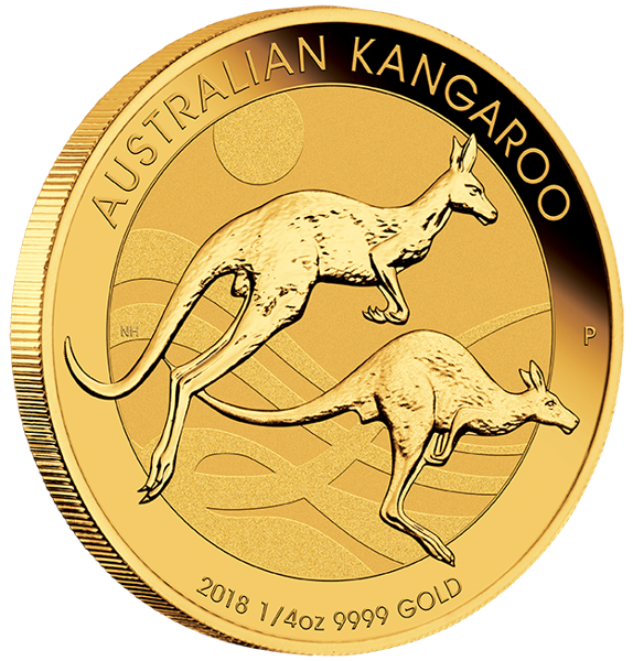 Picture of 2018 1/4 oz Perth Gold Kangaroo