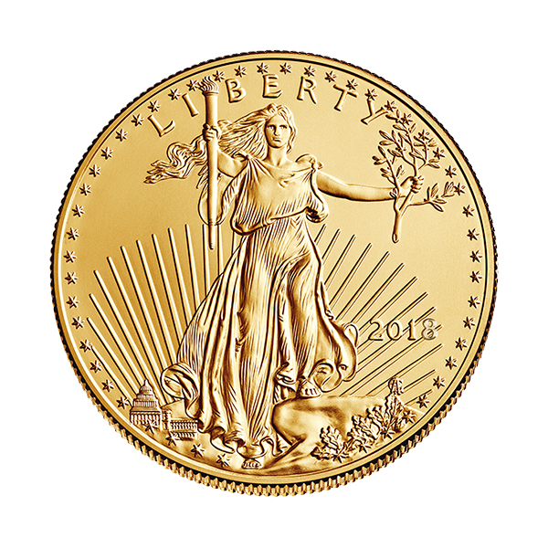 Picture of 2018 1/2 oz American Gold Eagle