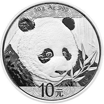 2017 30 gram chinese silver panda silver coin, silver bullion, silver coin, silver bullion coin