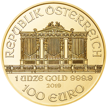 Picture of 2019 1 oz Austrian Gold Philharmonic