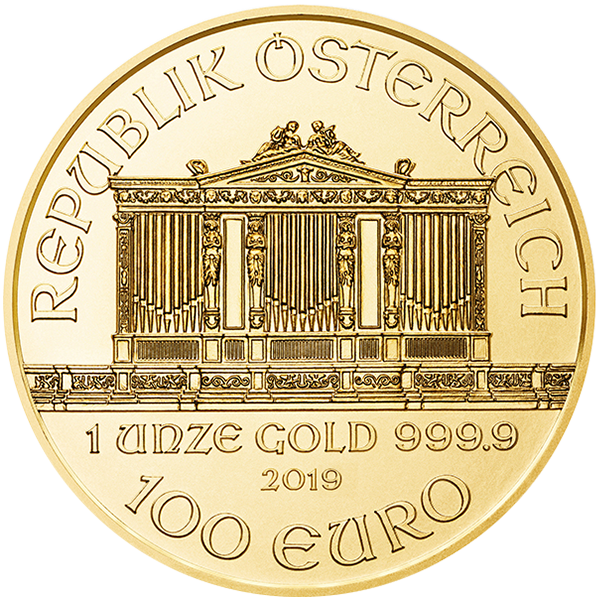 Picture of 2019 1 oz Austrian Gold Philharmonic