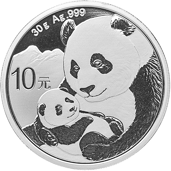 2019 30 gram chinese silver panda silver coin, silver bullion, silver coin, silver bullion coin