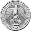 silver bullion, 2019 2 oz british silver queens beast falcon, 5 pounds silver coin