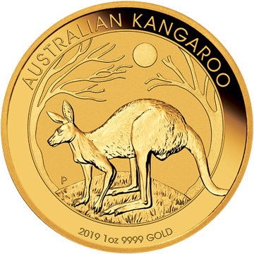 Picture of 2019 1 oz Australian Gold Kangaroo Coin