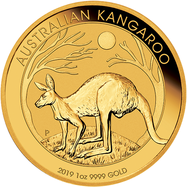 Picture of 2019 1 oz Australian Gold Kangaroo Coin