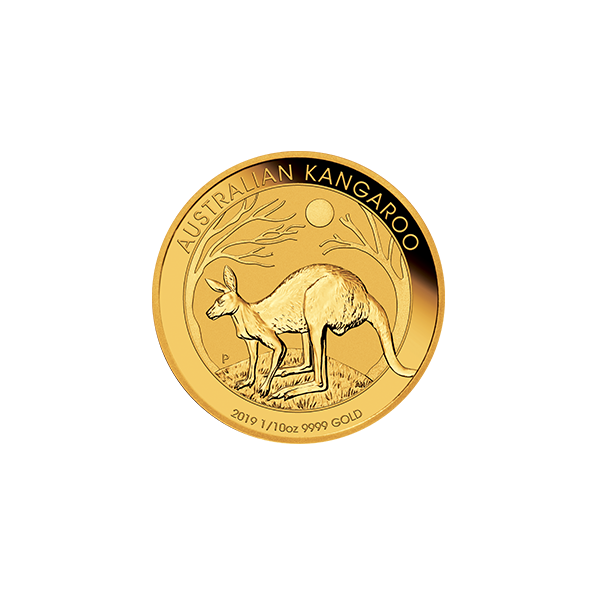 Picture of 2019 1/10 oz Australian Gold Kangaroo Coin