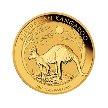 Picture of 2019 1/2 oz Australian Gold Kangaroo Coin