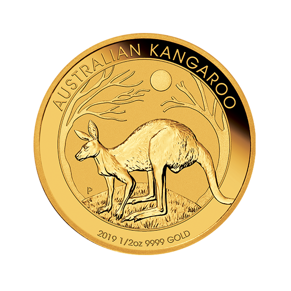 Picture of 2019 1/2 oz Australian Gold Kangaroo Coin