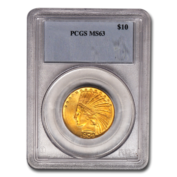 Picture of 1912 $10 Indian Gold Coin MS63