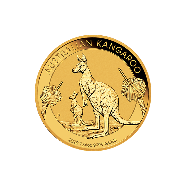 2020 1/4 oz australian gold kangaroo coin, gold bullion, gold coin, gold bullion coin