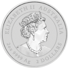 silver bullion, silver coin, 2020 2 oz australian silver lunar mouse coin