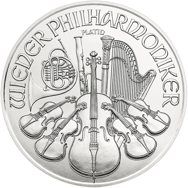 Picture of 2020 1 oz Austrian Platinum Philharmonic