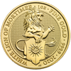 2020 1 oz british gold queen’s beast white lion coin, gold bullion, gold coin, gold bullion coin