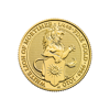 2020 1/4 oz british gold queen’s beast white lion coin, gold bullion, gold coin, gold bullion coin