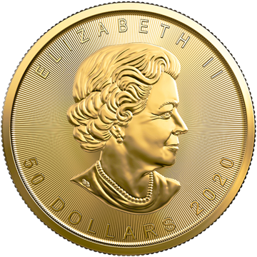 Picture of 2020 1 oz Canadian Gold Maple Leaf