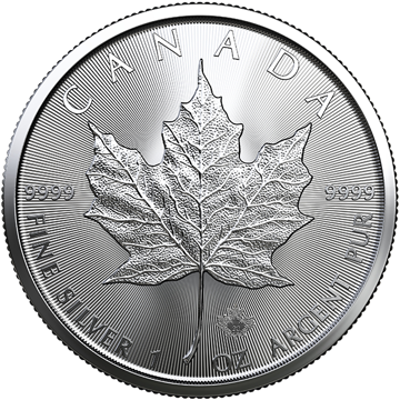 Picture of 2020 1 oz Canadian Silver Maple Leaf Coin
