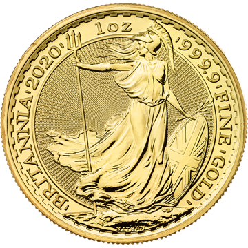 2020 1 oz british gold britannia coin, gold bullion, gold coin, gold bullion coin