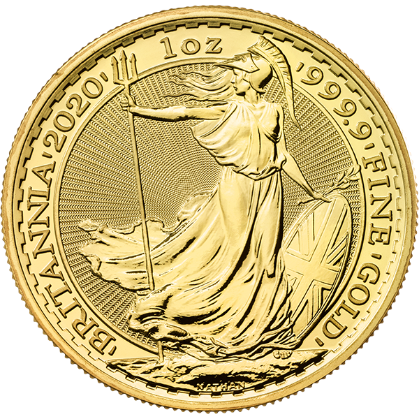 2020 1 oz british gold britannia coin, gold bullion, gold coin, gold bullion coin