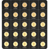 2020 25 gram canadian gold maplegram, 25 x 1 gram, w/ assay, random year, gold bullion, gold coin, gold bullion coin