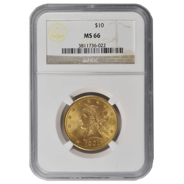 Picture of 1879 $10 Liberty Gold Coin MS66