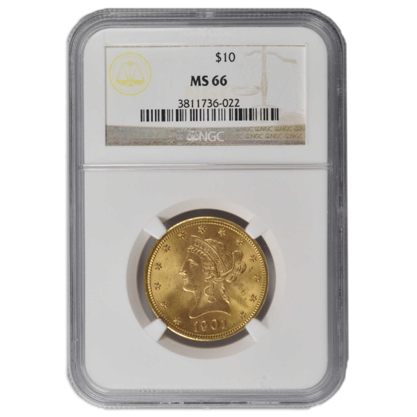 Picture of 1880 $10 Liberty Gold Coin MS66