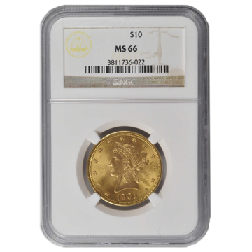 Picture of 1883 $10 Liberty Gold Coin MS66