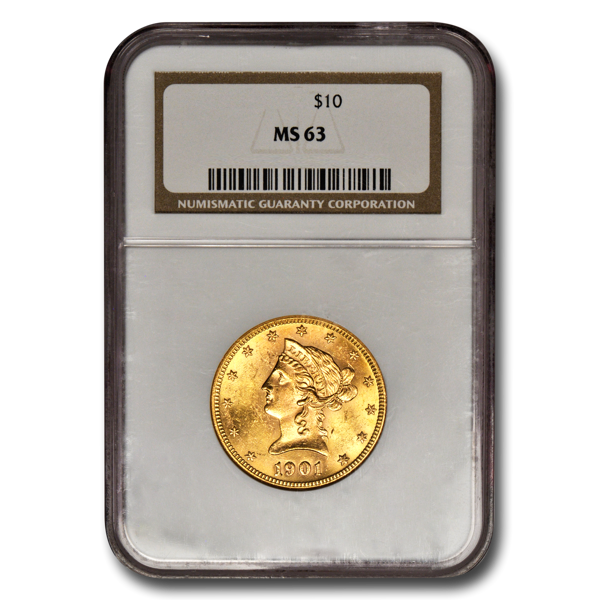 Picture of 1884S $10 Liberty Gold Coin MS63