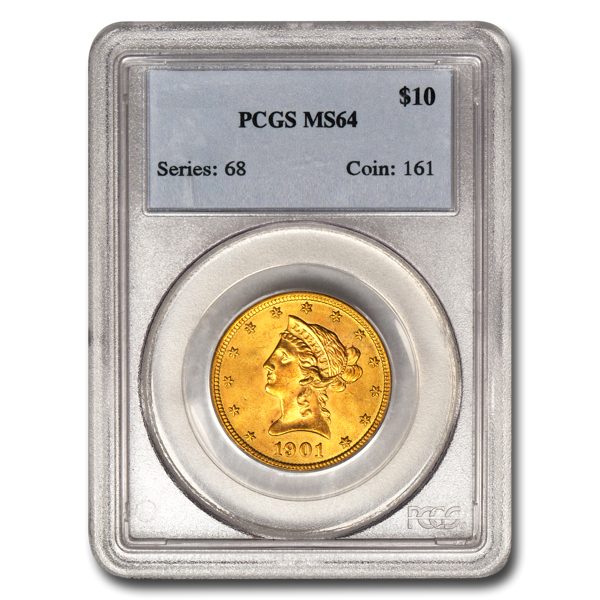 Picture of 1893S $10 Liberty Gold Coin MS64