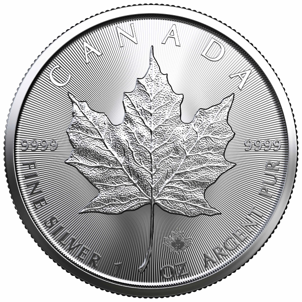 2021 1 oz canadian silver maple leaf coin, silver bullion, silver coin, silver bullion coin
