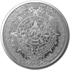 1 oz aztec calendar silver round, silver bullion, silver coin, silver bullion coin