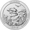 2016 5 oz america the beautiful - shawnee national forest silver coin quarter, silver bullion, silver coin, silver bullion coin