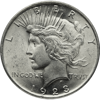 peace silver dollar bu - brilliant uncirculated, 1922-1935, pre 1933 silver coin, semi-numismatic silver coin, silver bullion, silver coin, silver bullion coin