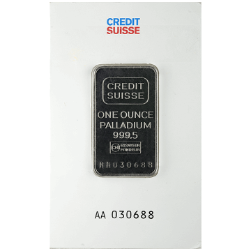 Picture of 1 oz Palladium Bar