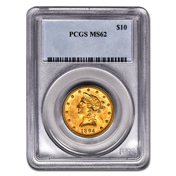 Picture of 1898 $10 Liberty Gold Coin MS62