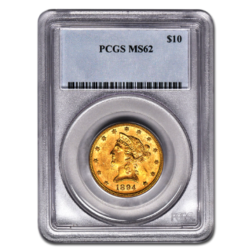 Picture of 1899 $10 Liberty Gold Coin MS62