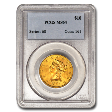 Picture of 1899 $10 Liberty Gold Coin MS64   *
