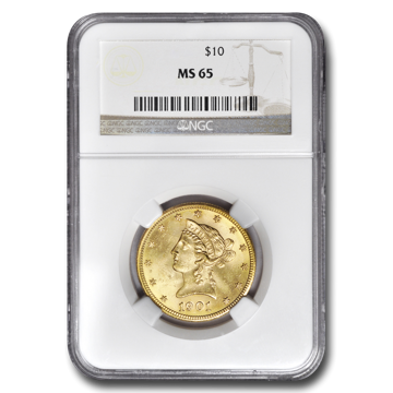 Picture of 1899 $10 Liberty Gold Coin MS65