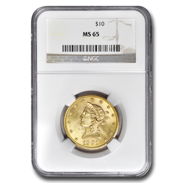 Picture of 1900 $10 Liberty Gold Coin MS65